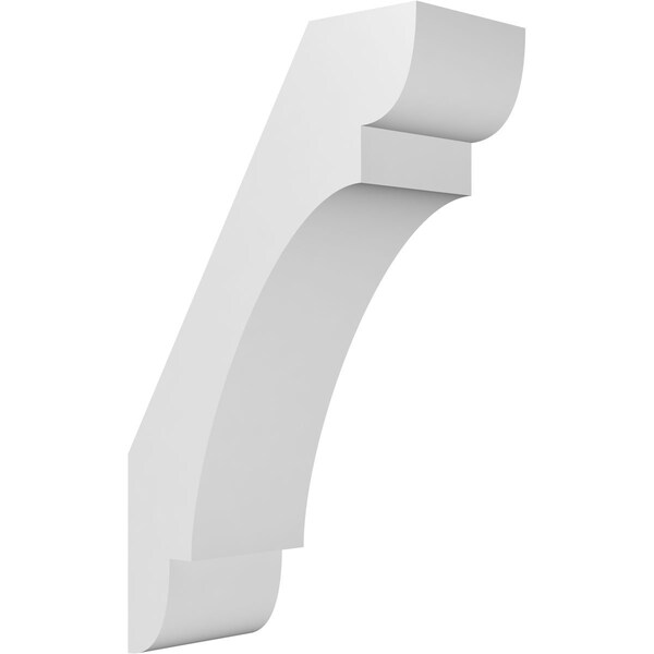 Ekena Millwork 5 1/2-in. W x 12-in. D x 20-in. H Olympic Architectural Grade PVC Knee Brace BRCP055X12X20OLY - main